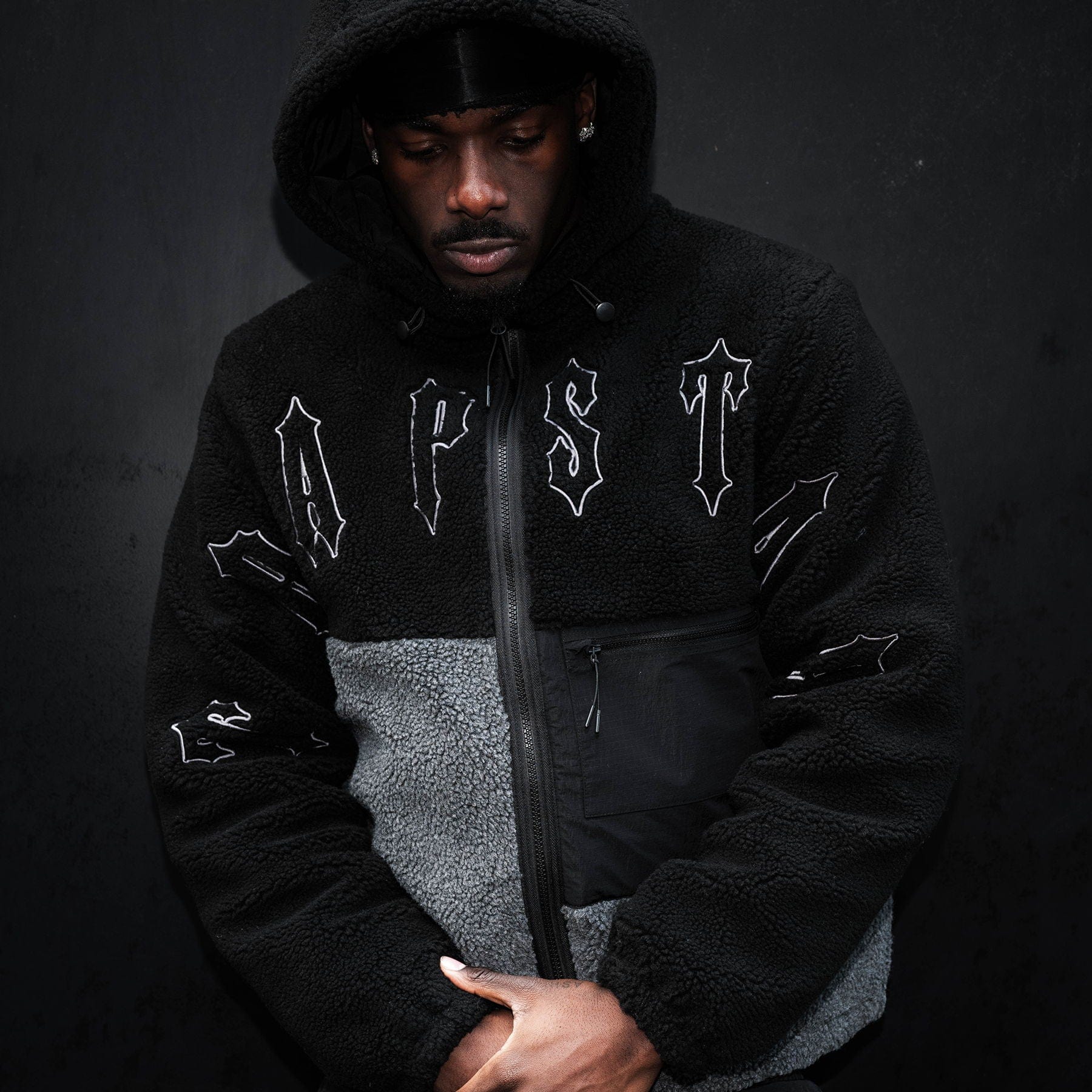 Trapstar Irongate Borg Jacket 'Black' - Image 4
