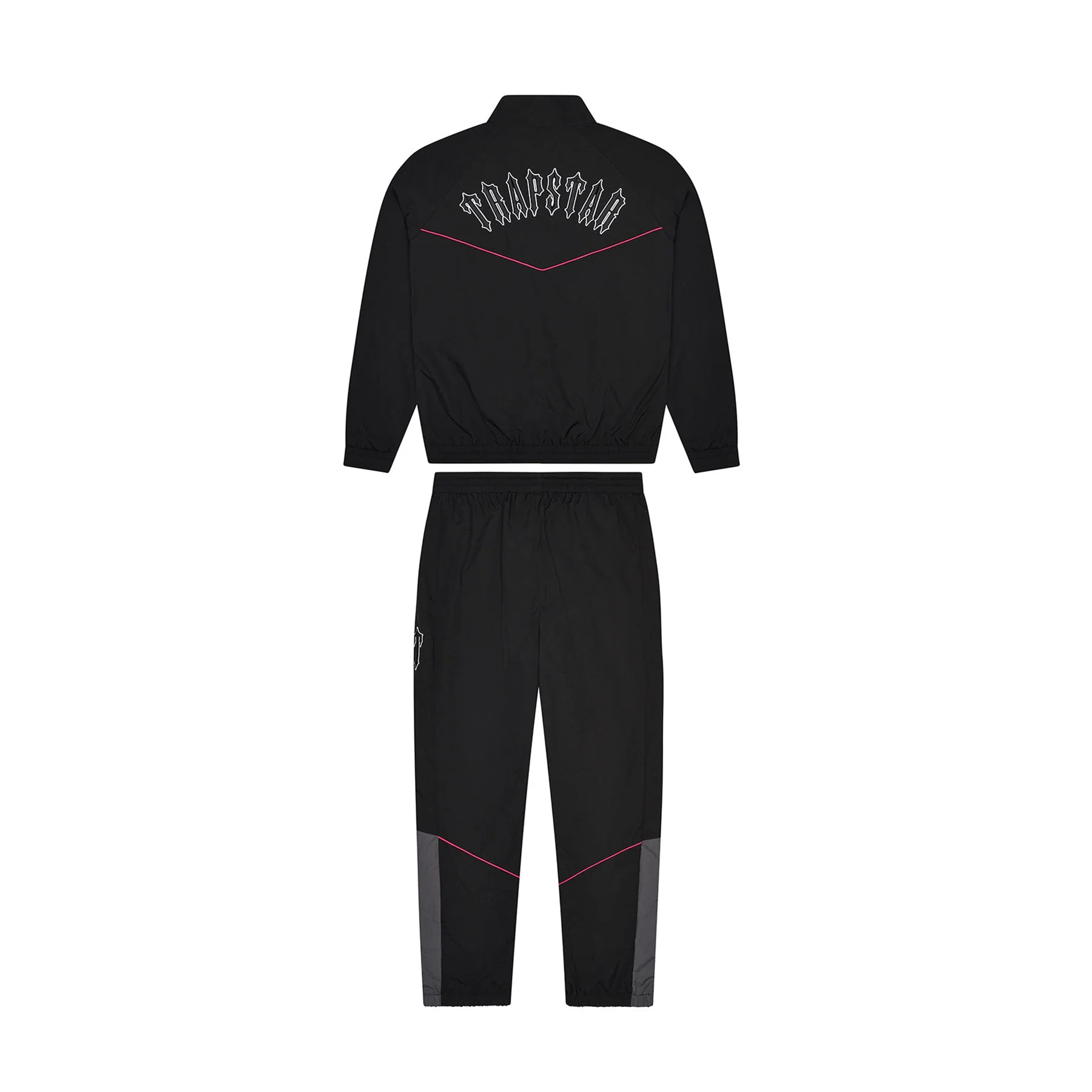 Trapstar Irongate Shell Tracksuit 'Black Pink' - Image 2