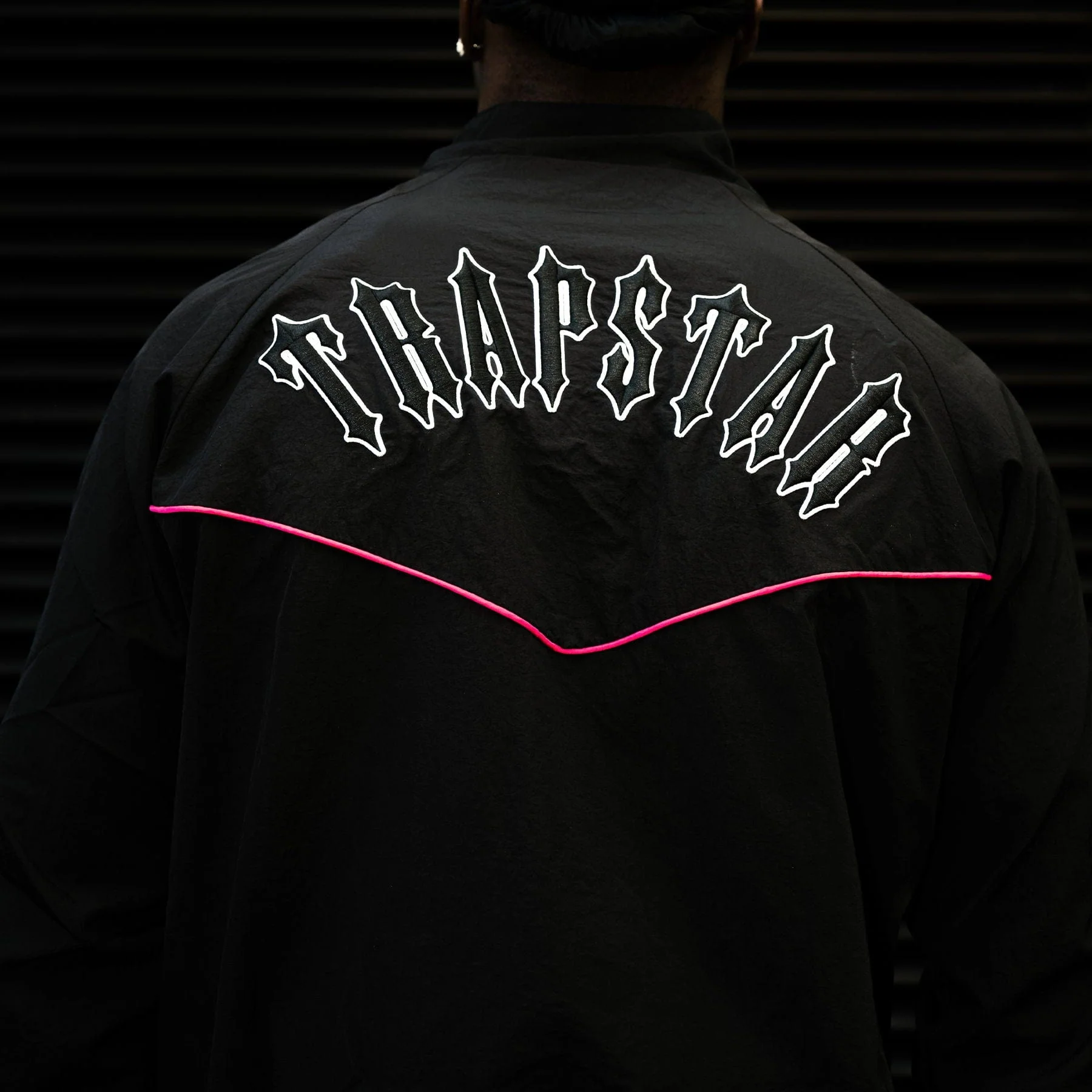 Trapstar Irongate Shell Tracksuit 'Black Pink' - Image 4