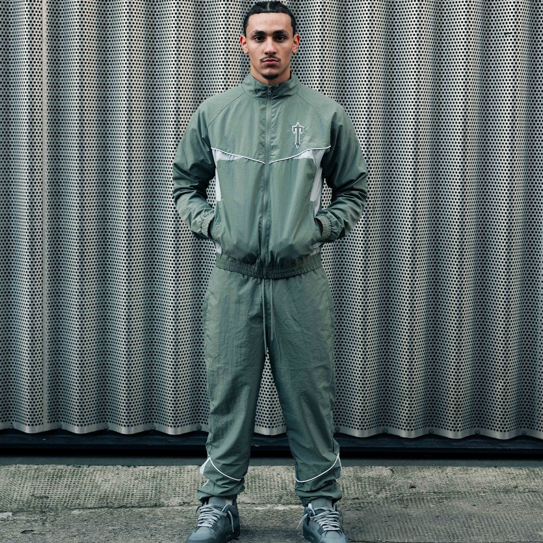 Trapstar Irongate Shell Tracksuit 'Khaki' - Image 3