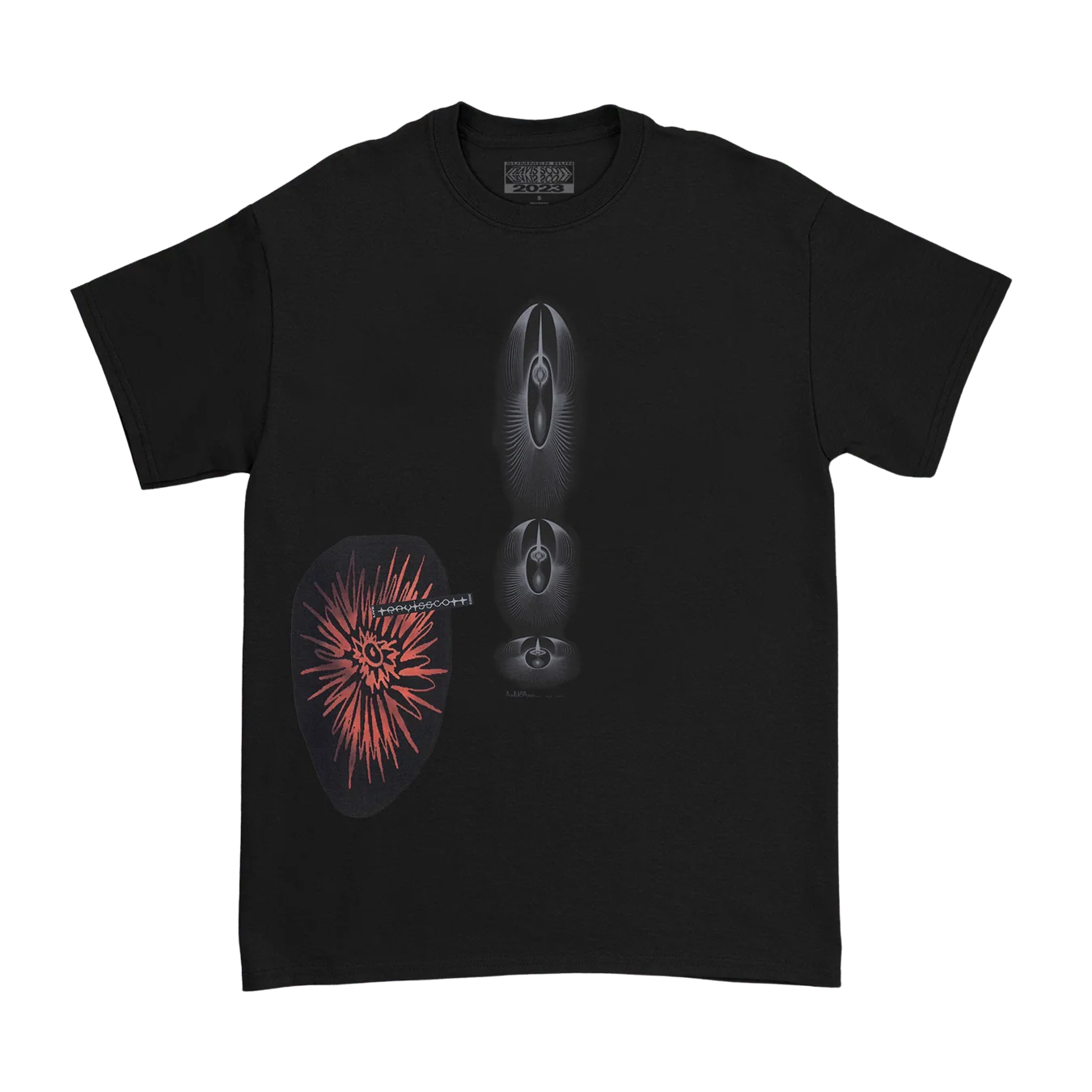 Travis Scott Summer Run 2023 Tee- Black (Dublin)