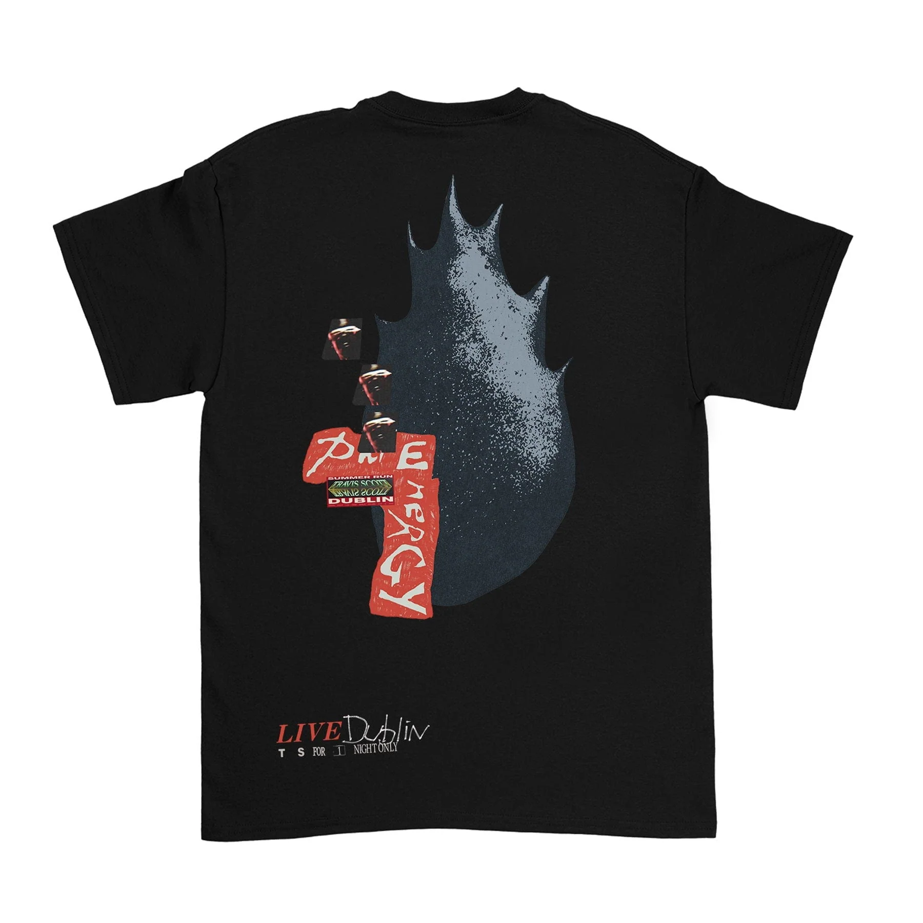 Travis Scott Summer Run 2023 Tee- Black (Dublin) - Image 2