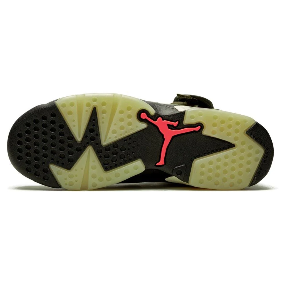 Travis Scott x Air Jordan 6 Retro GS 'Olive' - Image 6