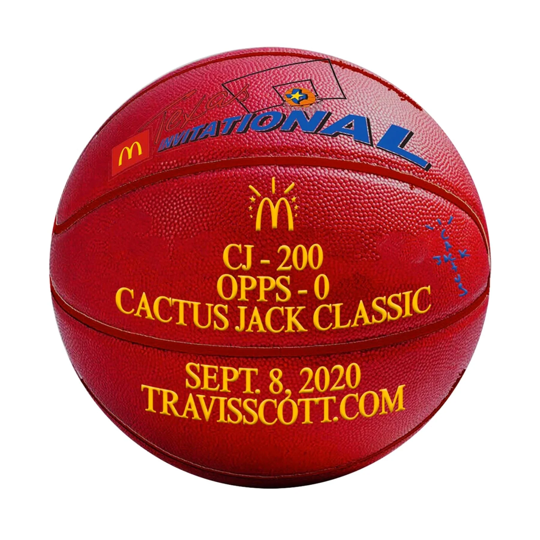 Travis Scott x McDonalds All American 92' Basketball - Image 2