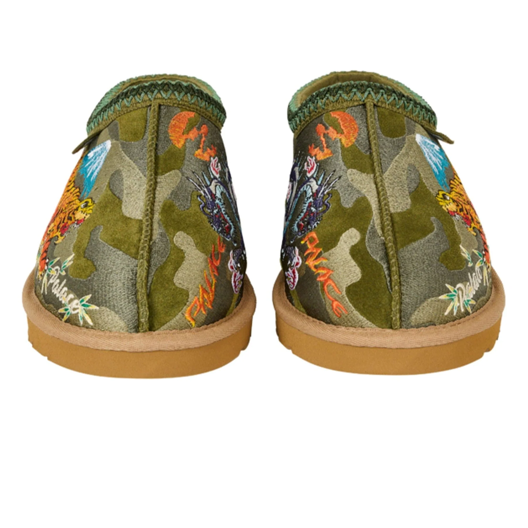 Palace x UGG Tasman Slipper 'Burnt Olive Camo' - Image 3