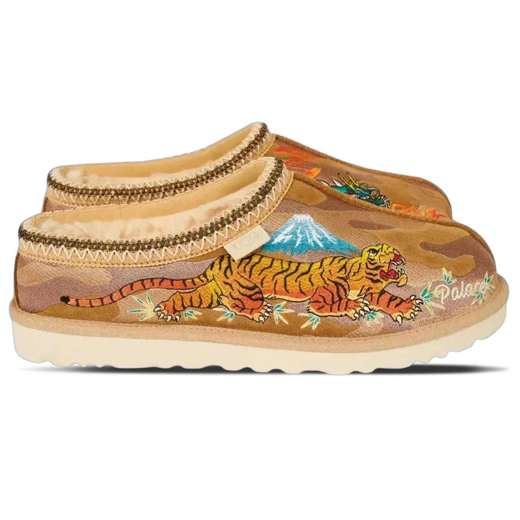 Palace x UGG Tasman Slipper 'Chestnut Camo' - Image 2