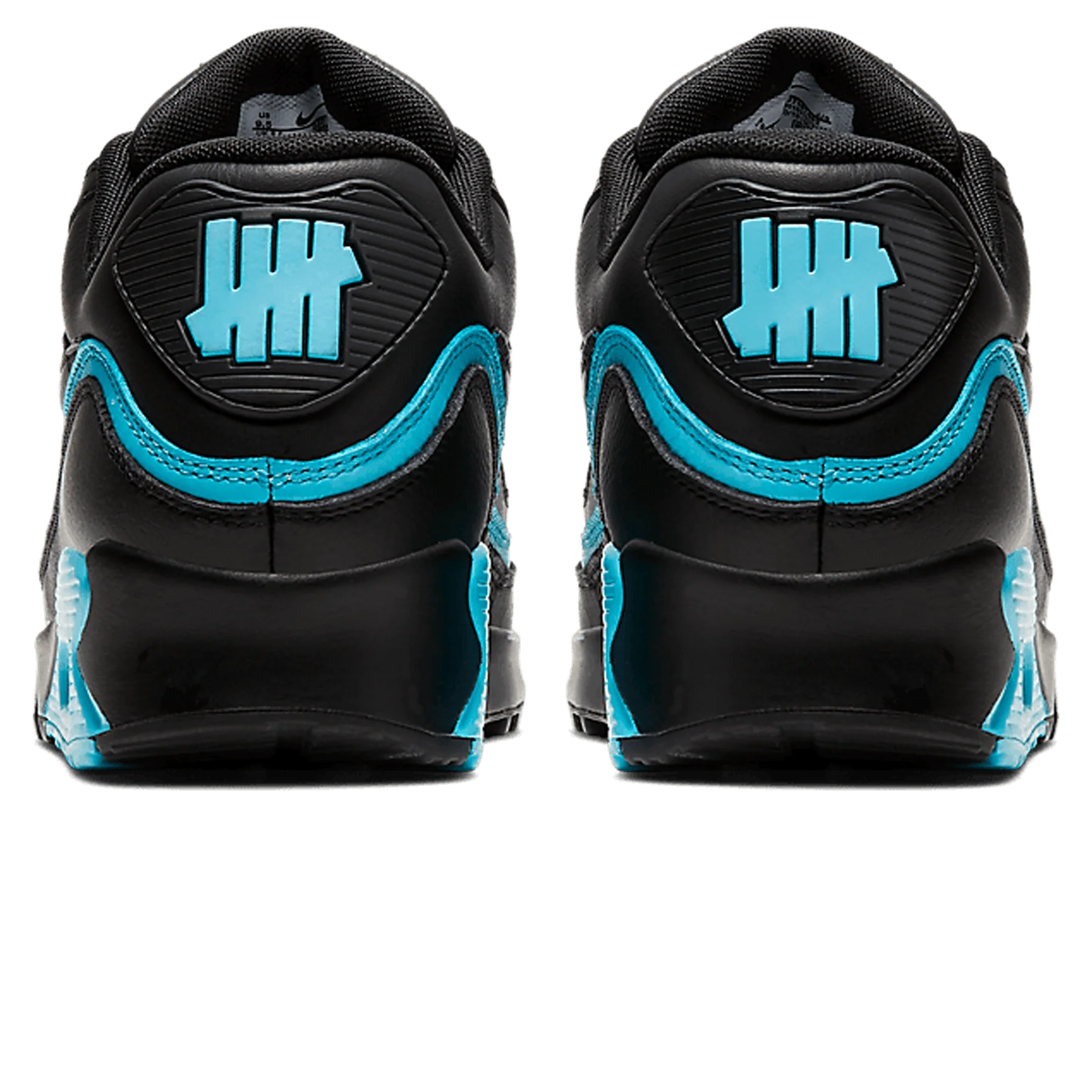Undefeated x Nike Air Max 90 'Black Blue Fury' - Image 3