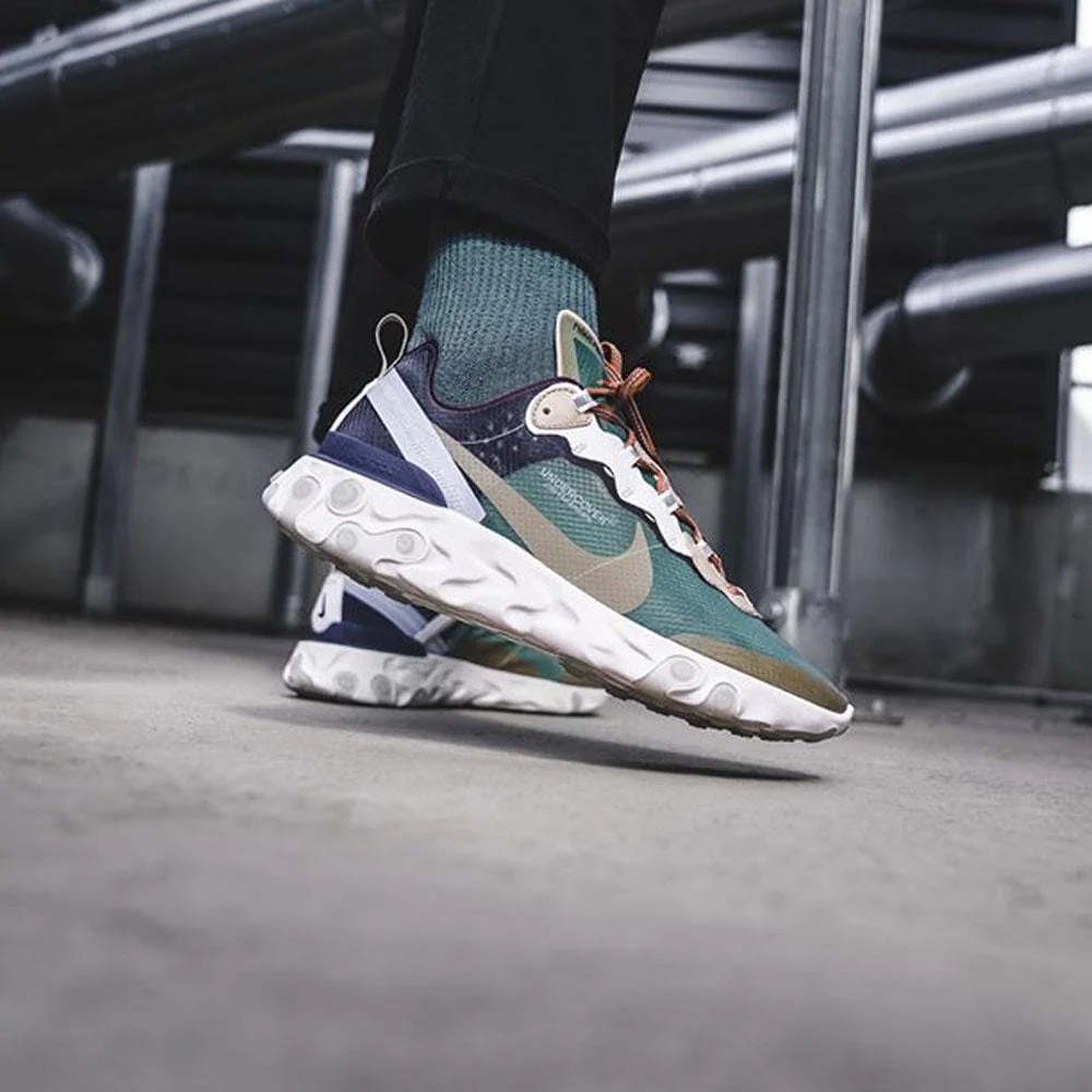 Undercover x Nike React Element 87 Green Black - Image 6