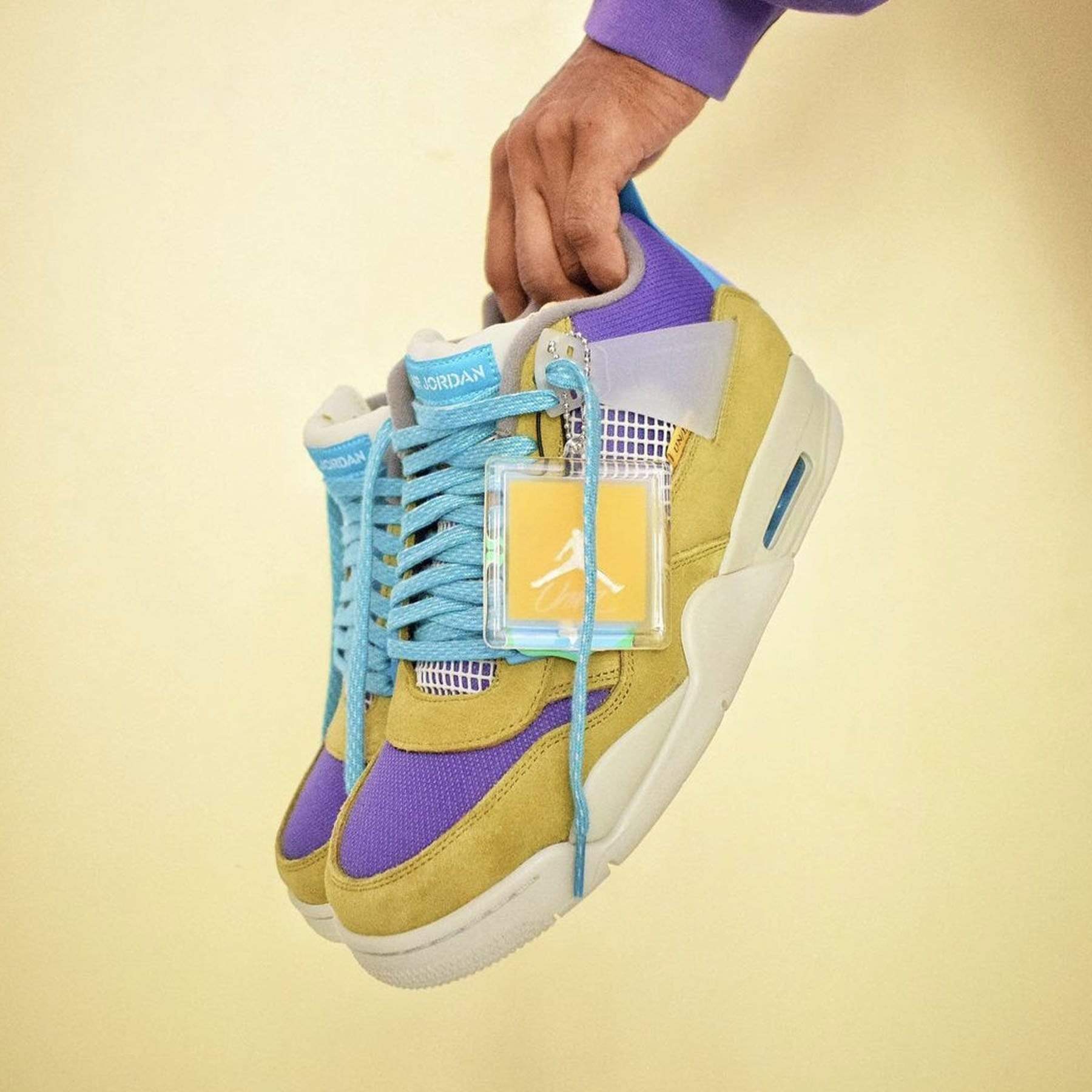 Union LA x Air Jordan 4 Retro ‘Desert Moss’ - Image 6