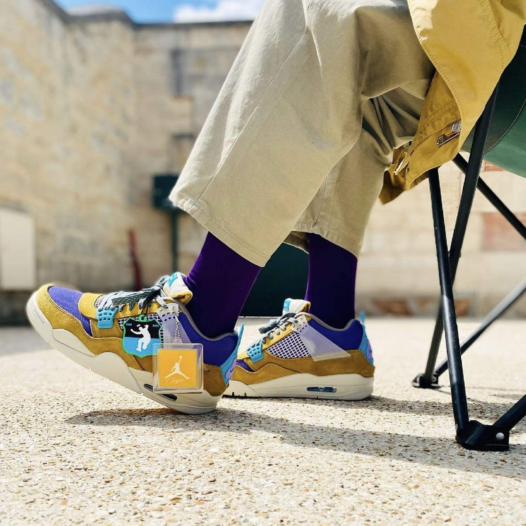 Union LA x Air Jordan 4 Retro ‘Desert Moss’ - Image 7