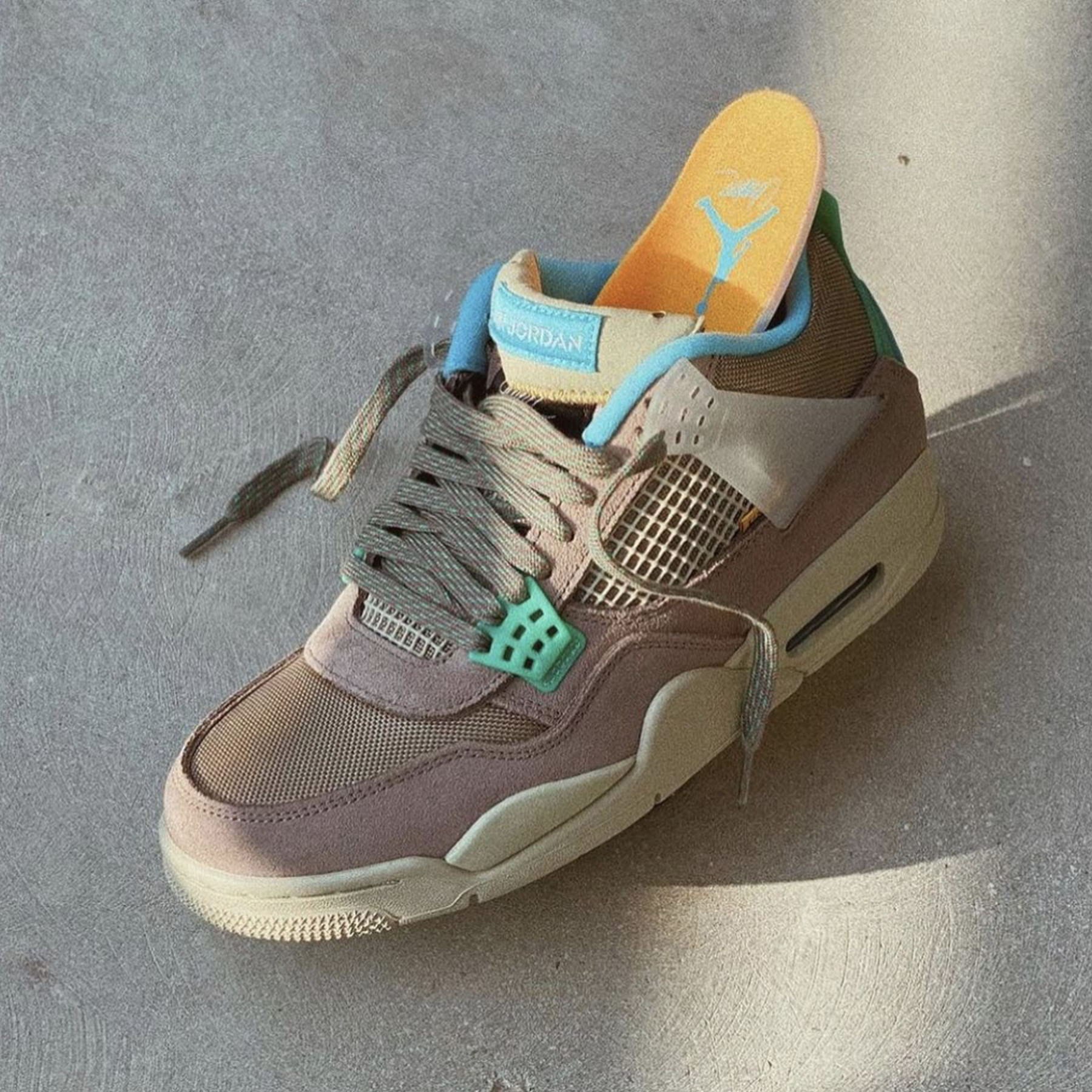 Union LA x Air Jordan 4 Retro 'Taupe Haze' - Image 7