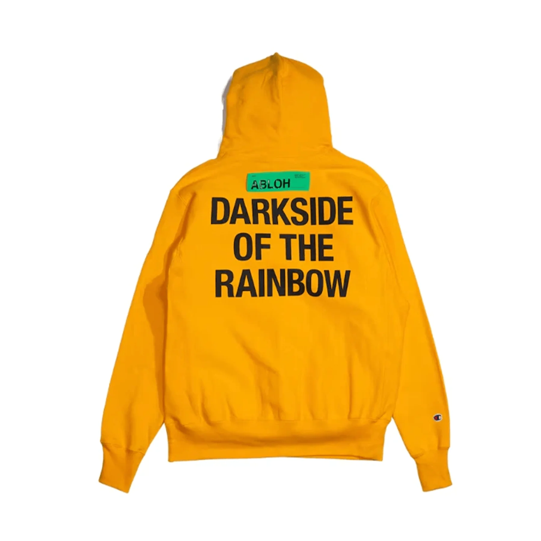 Virgil Abloh Dark Side of The Rainbow Hoodie 'Orange' - Image 2