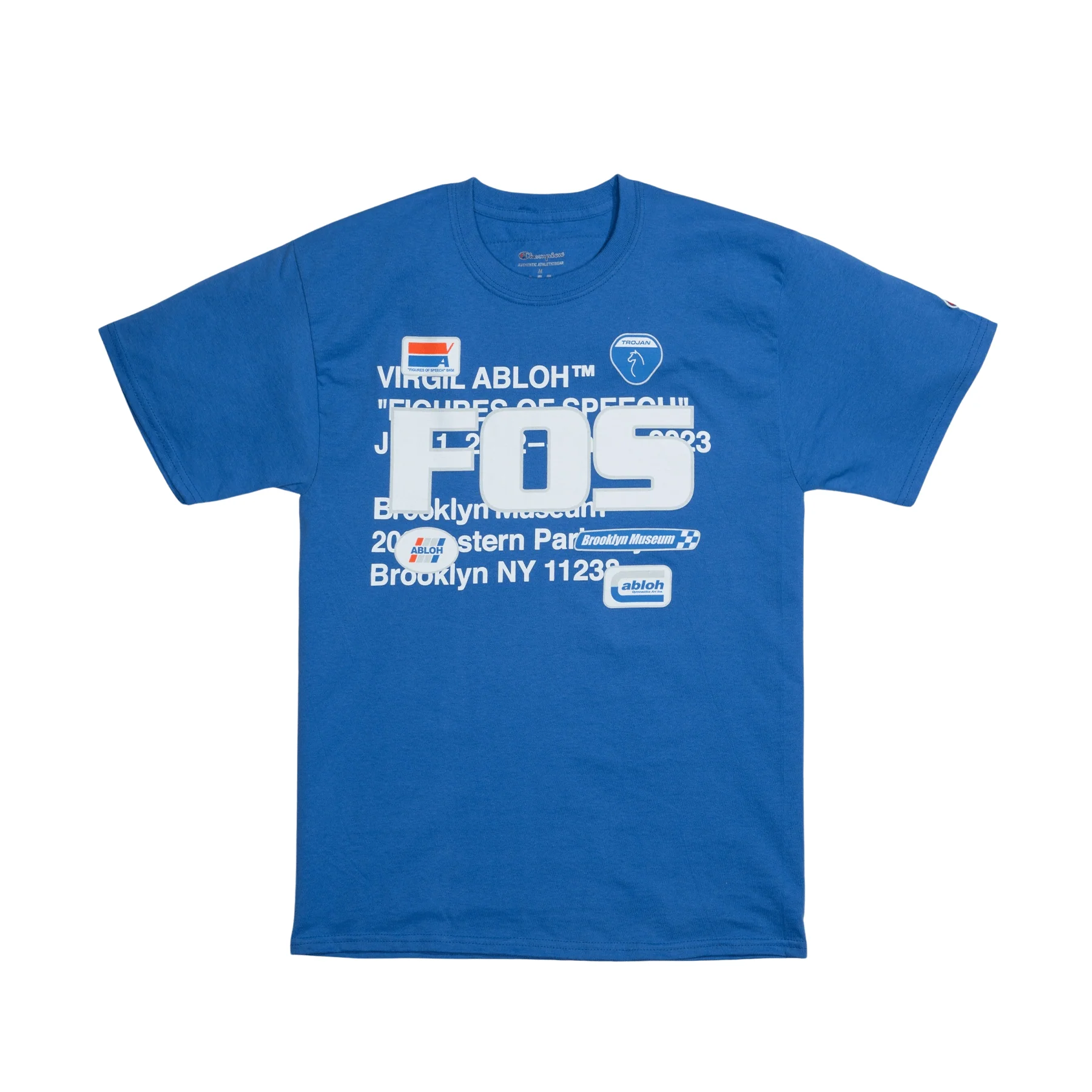 Virgil Abloh FOS Sunroof Tee 'Blue' - Image 2
