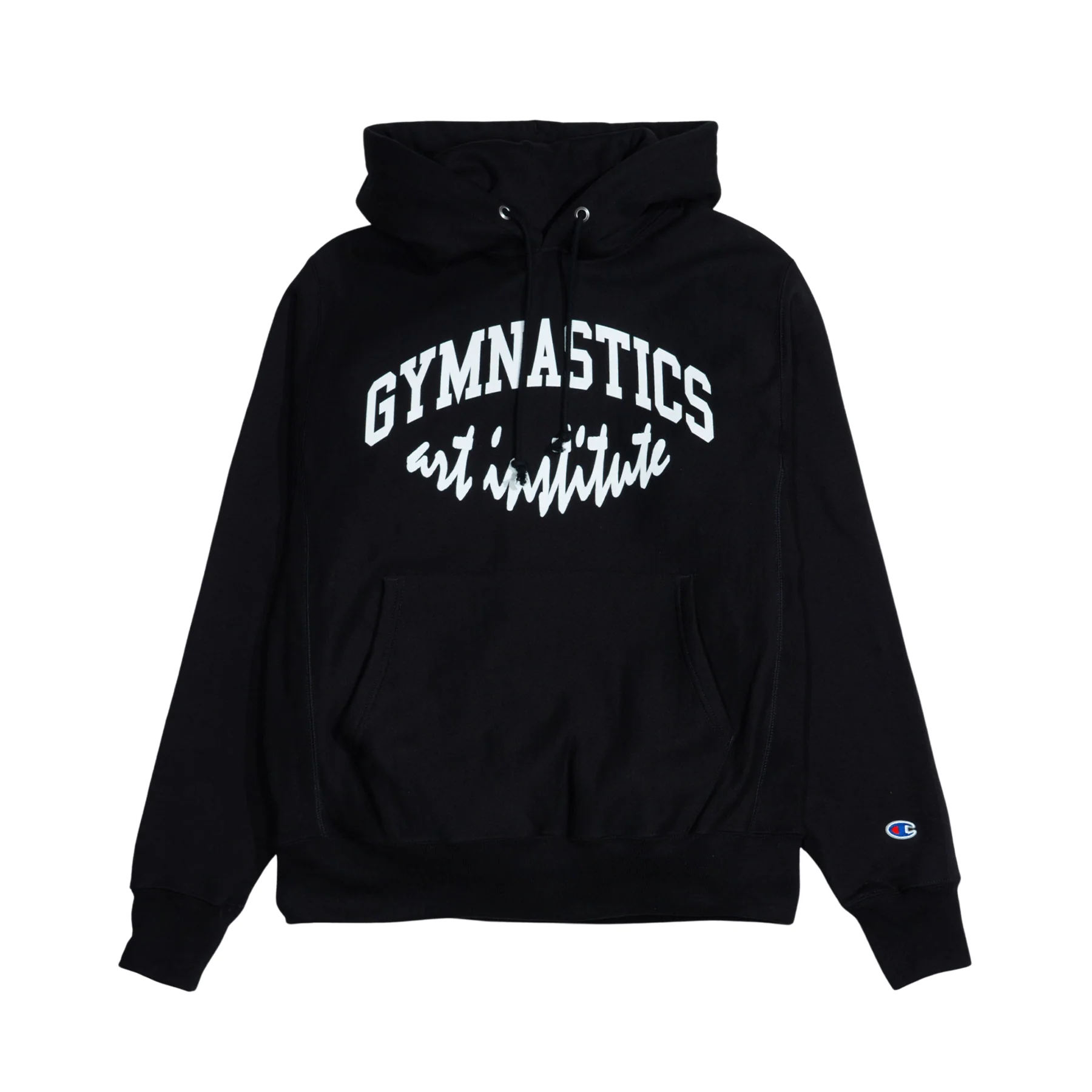 Virgil Abloh Gymnastics Art Institute Hoodie 'Black' - Image 2