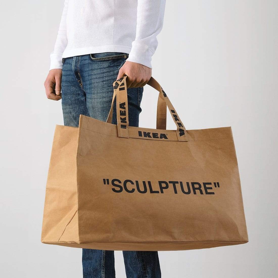 Virgil Abloh x IKEA MARKERAD Large Bag Brown - Image 4