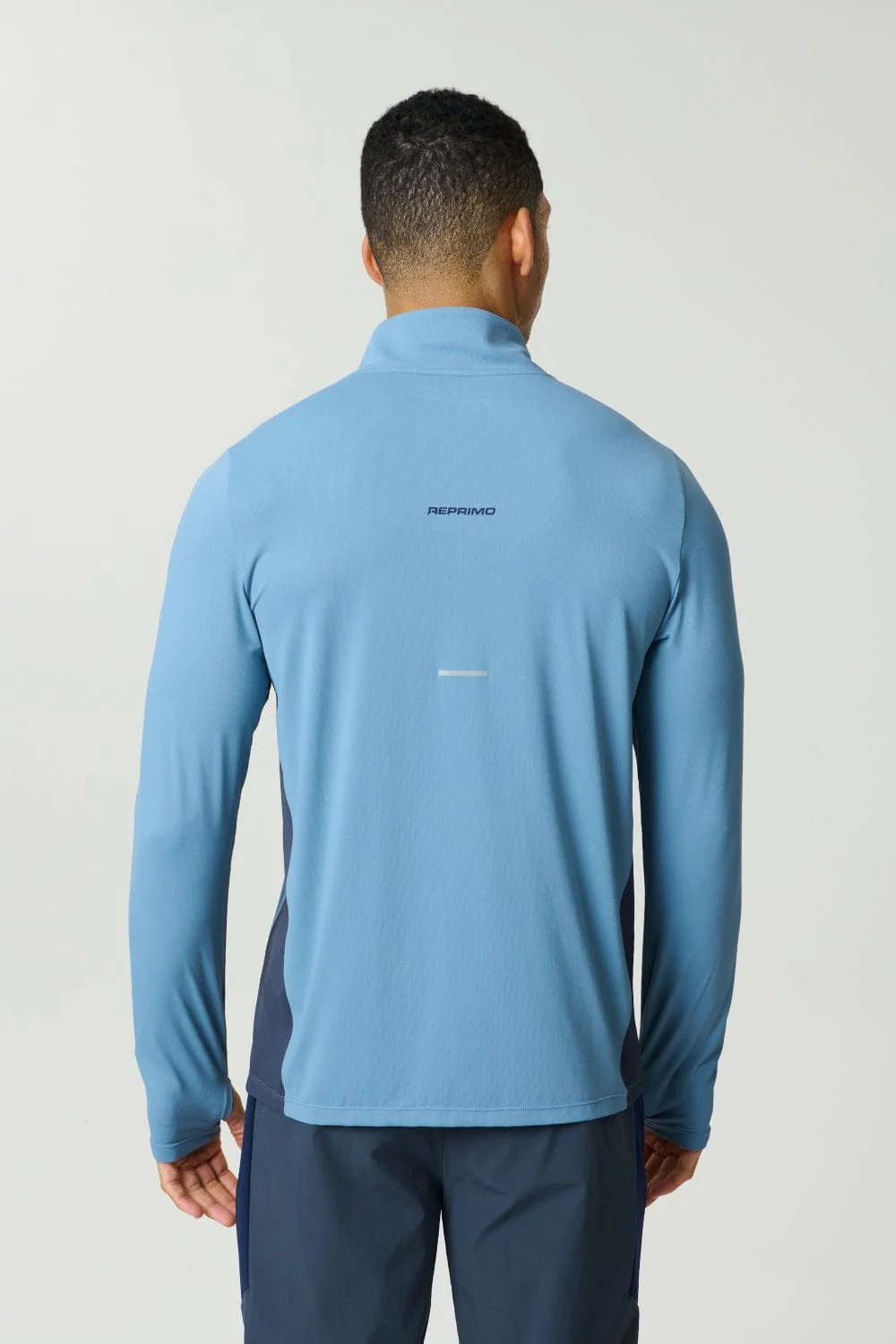 Reprimo Vortex Quarter Zip 'Dusty Blue Ink Blue' - Image 2