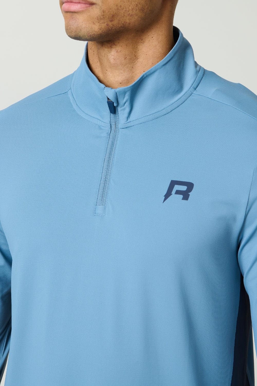 Reprimo Vortex Quarter Zip 'Dusty Blue Ink Blue' - Image 3