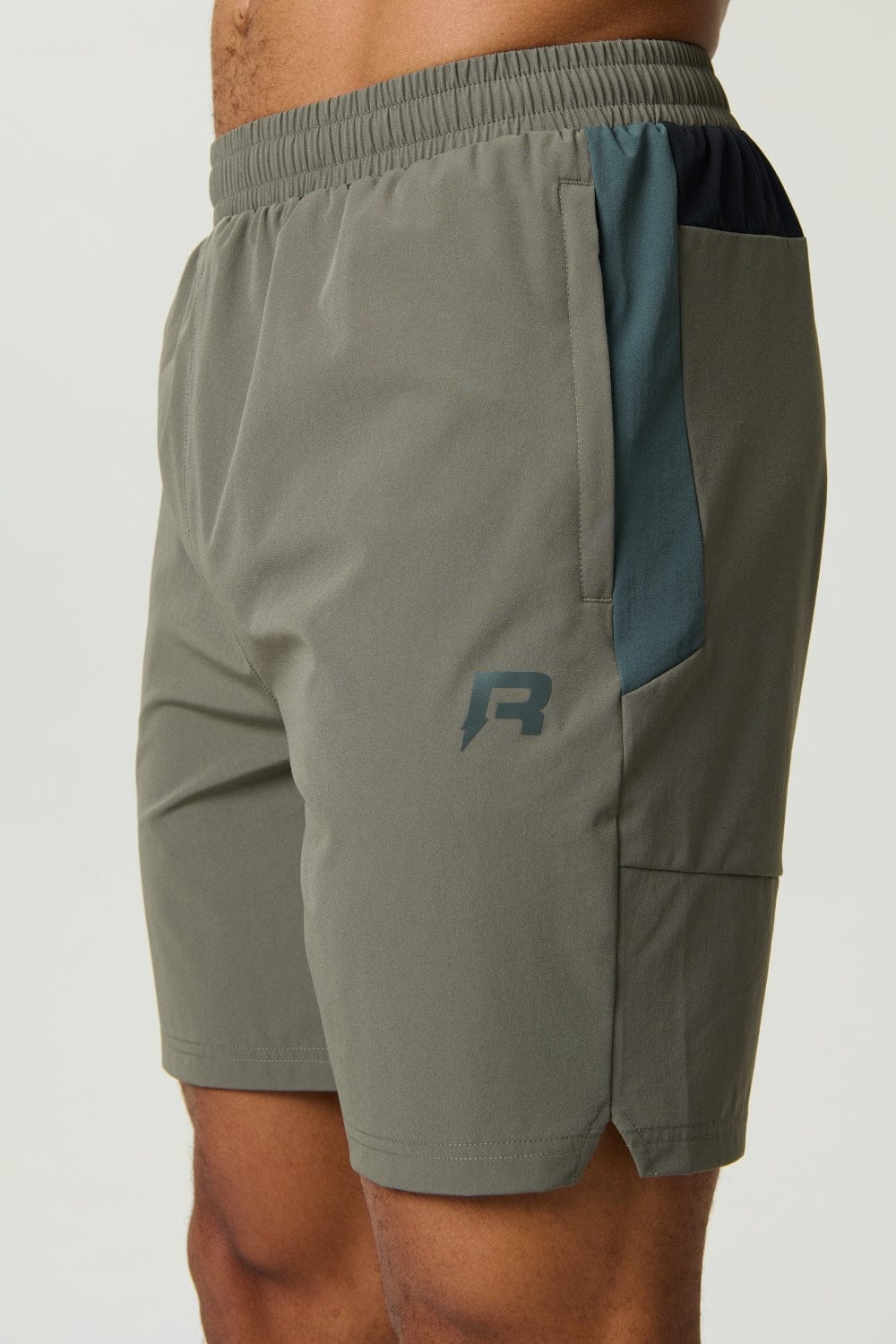 Reprimo Vortex Shorts 'Dark Moss Grey Velvet' - Image 3