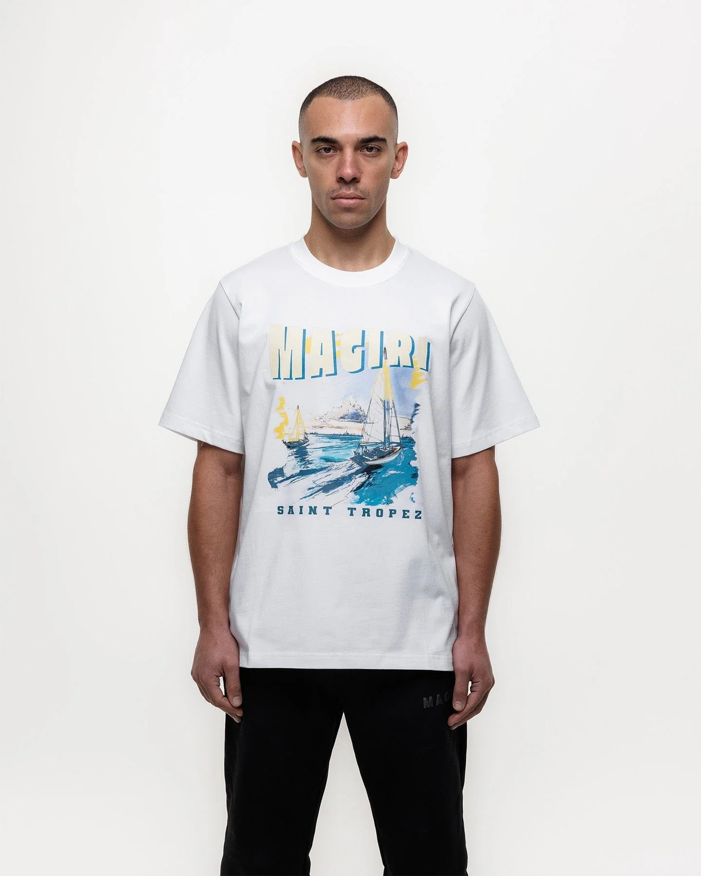 Magiri Voyage Printed T-Shirt 'White' - Image 4