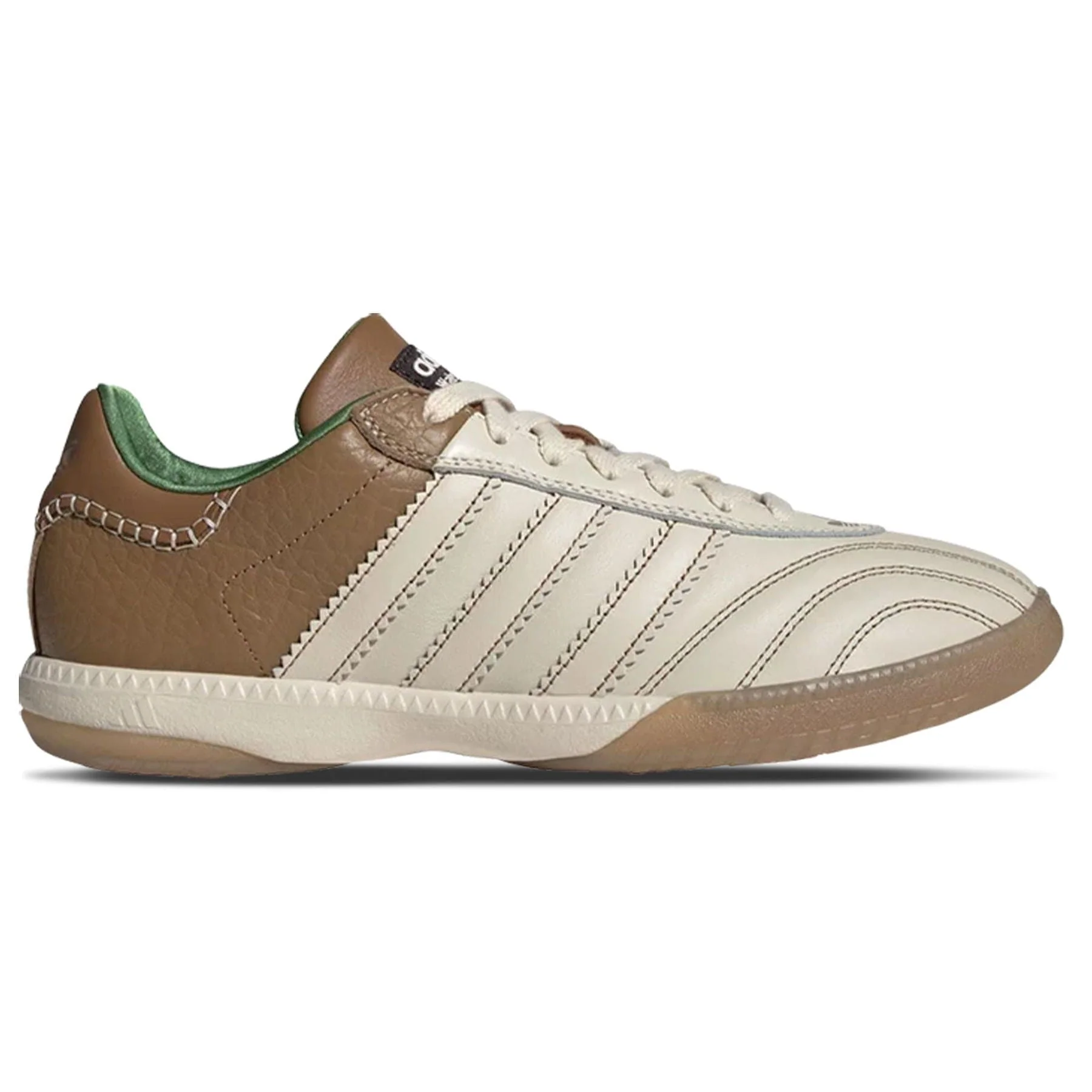 Wales Bonner x adidas Samba Millennium 'Nappa Pack - Wonder White Brown' - Image 2
