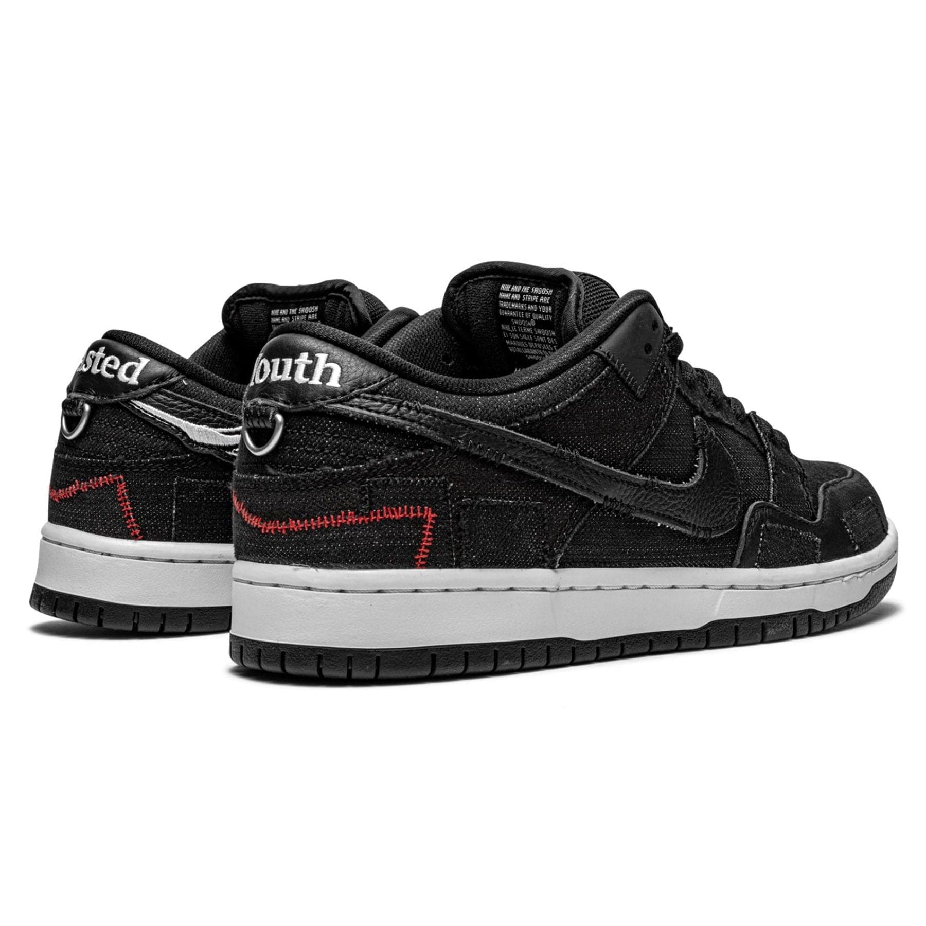 Wasted Youth x Nike Dunk Low SB 'Black Denim' - Image 3