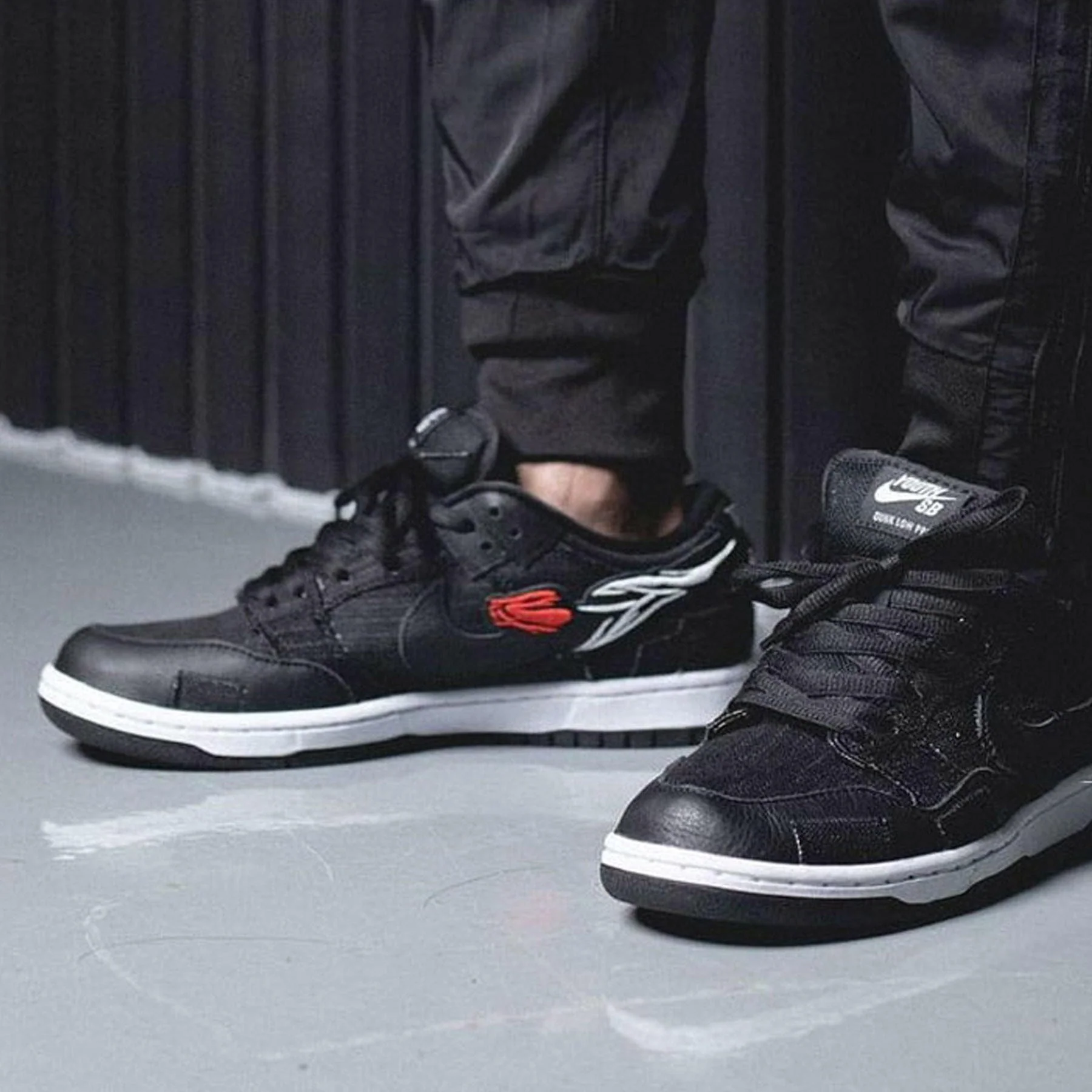 Wasted Youth x Nike Dunk Low SB 'Black Denim' - Image 8