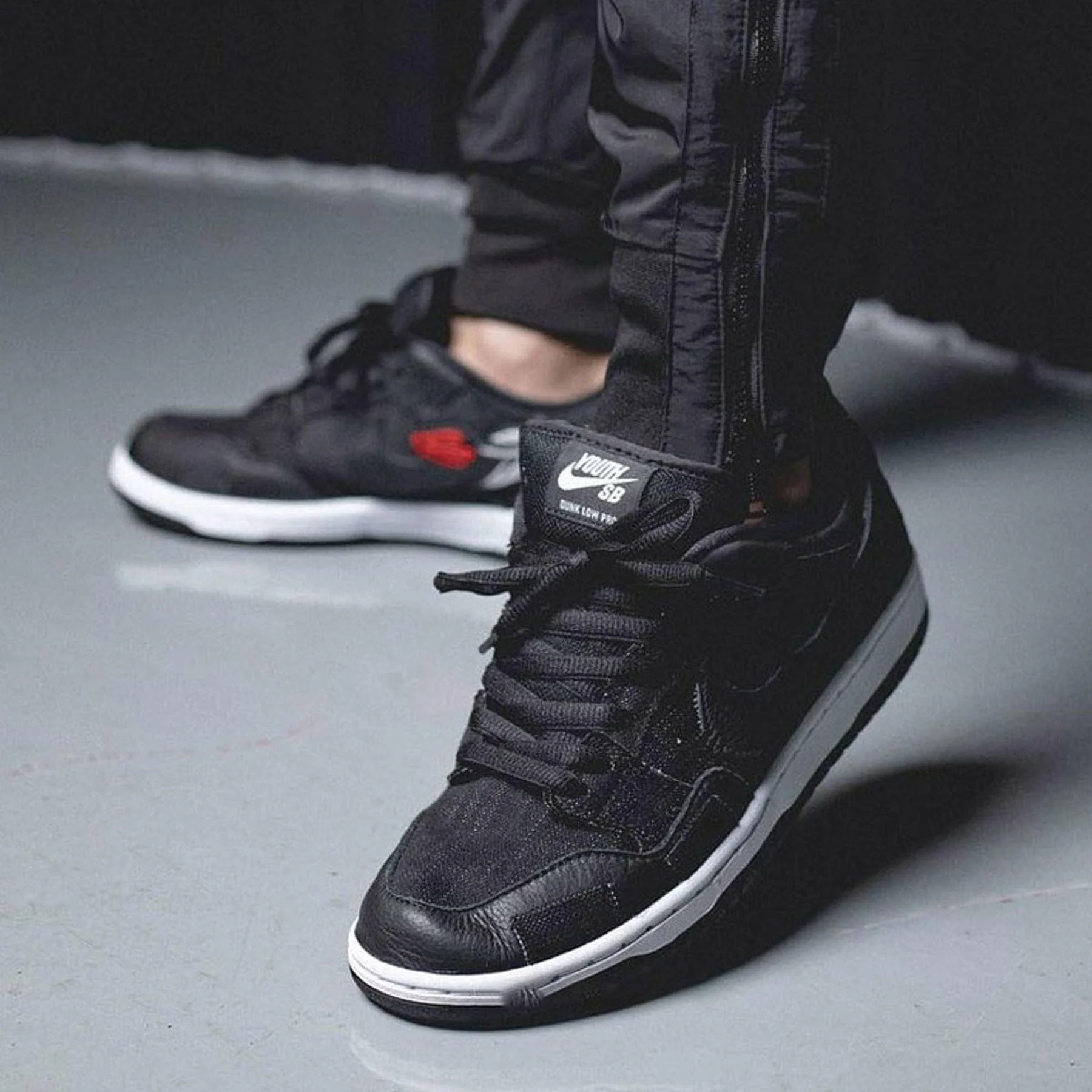 Wasted Youth x Nike Dunk Low SB 'Black Denim' - Image 9