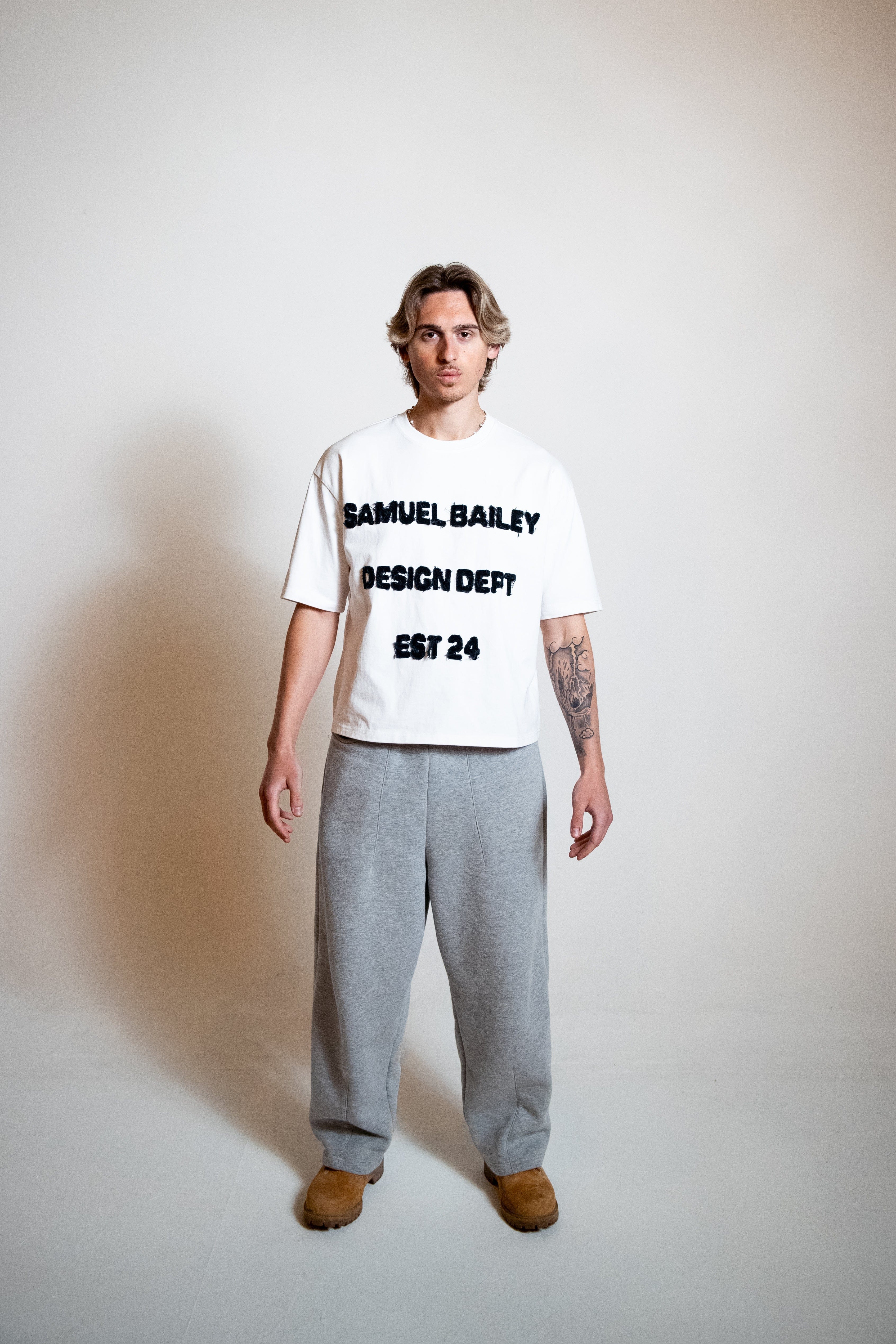 Samuel Bailey White Design Dept Tee - Image 4