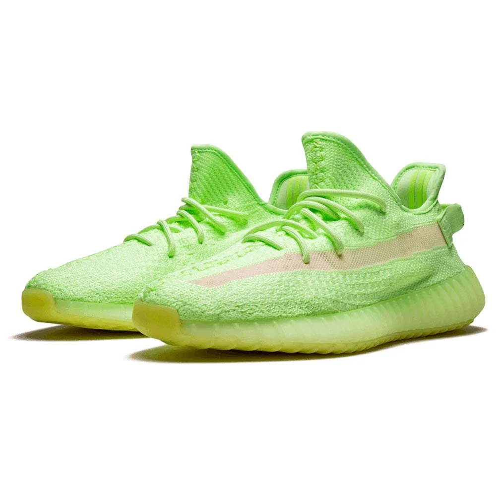 Yeezy Boost 350 V2 'Glow In The Dark' Green - Image 2