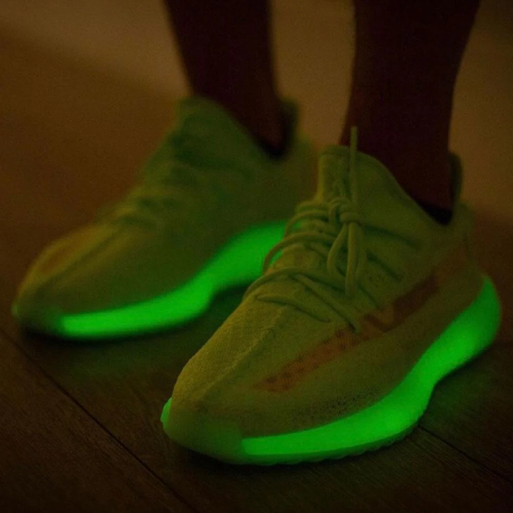 Yeezy Boost 350 V2 'Glow In The Dark' Green - Image 6