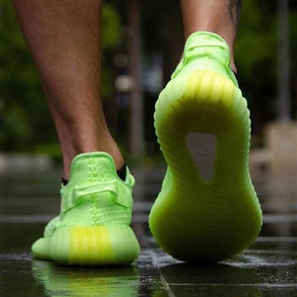 Yeezy Boost 350 V2 'Glow In The Dark' Green - Image 7